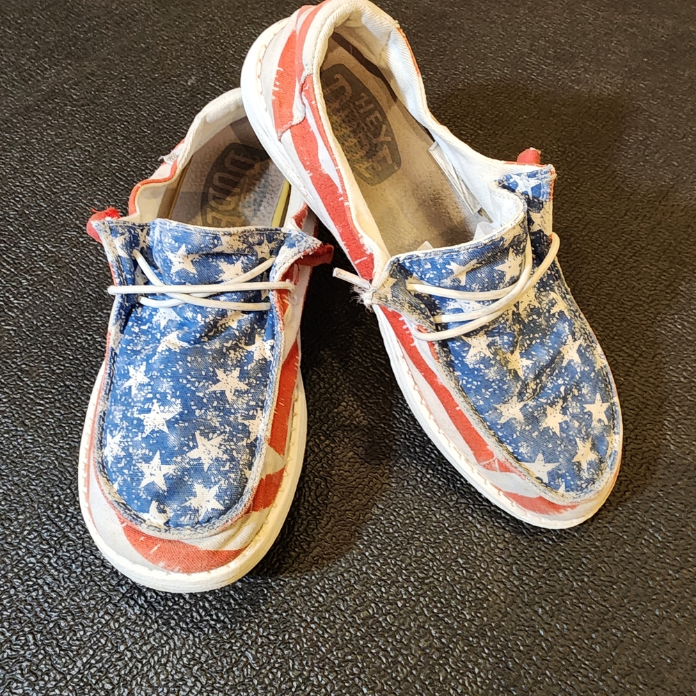 Hey Dude Star Spangled Shoes